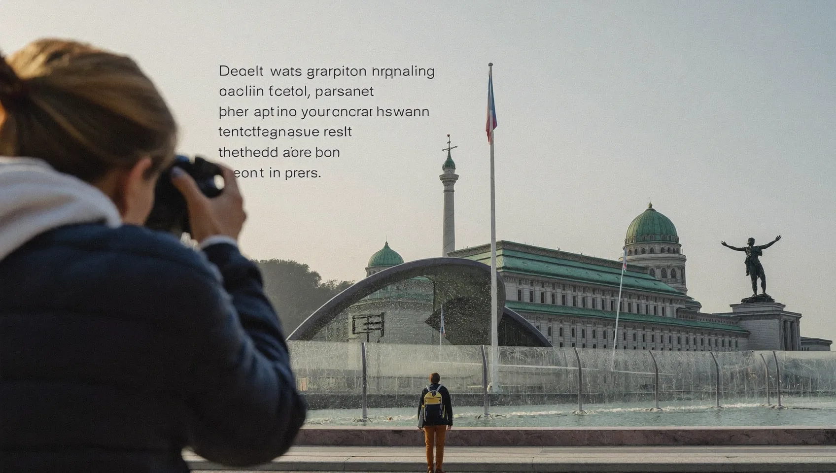 Freunde fotografieren sich gegenseitig im natürlichen Licht